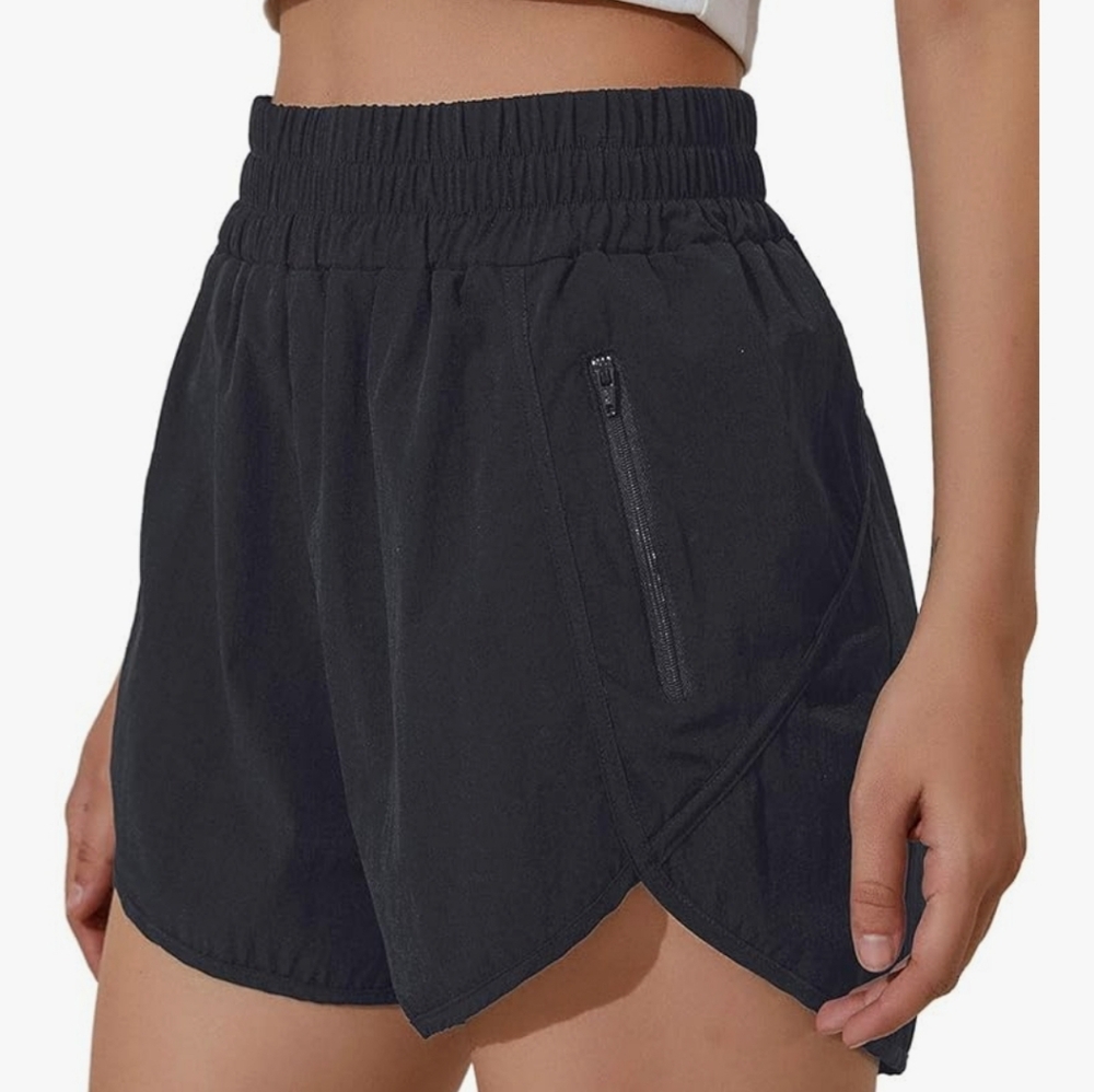 BMJL Women's Running Shorts Elastic High Waisted with Pockets, 2.5" Sporty Worko